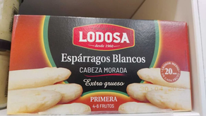 LODOSA Espárragos blancos 4-6 frutos 