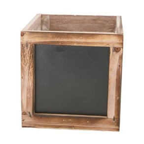 macetero madera pizarra