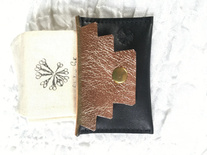 Monedero de Cuero Flapper