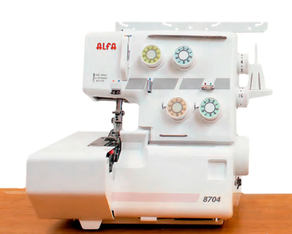 MÁQUINA DE COSER ALFA REMALLADORA 8704