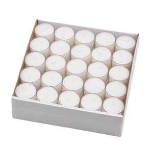 Paquete 50 velas trasparentes