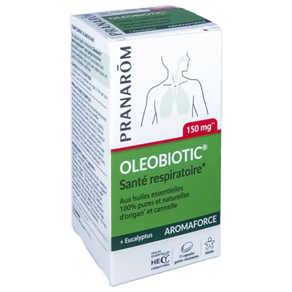 PRANAROM AROMAFORCE OLEOBIOTIC 15 ARNAS-OSASUNEKO KAPSULAK