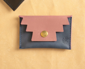 Monedero de Cuero Flapper 