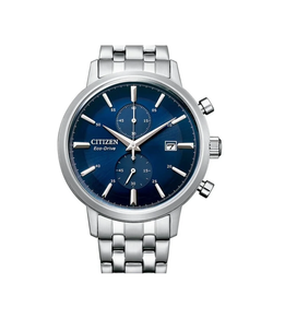 Reloj CITIZEN esfera azul crono acero