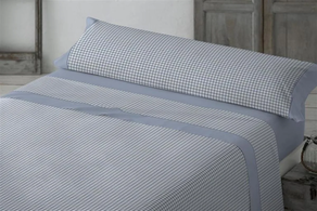 Sabana Siero Azul cama 90 - Clara Vidal