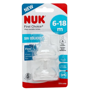 Tetina M 6-18m 2U de NUK