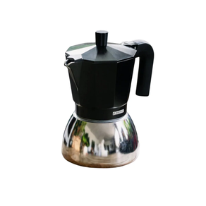 CAFETERA MONIX 3 TAZAS NEGRA