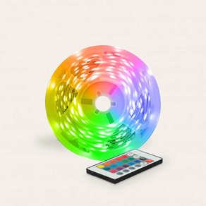 ColorLED Tira LED Colores RGB 5M Control Remoto Ksix