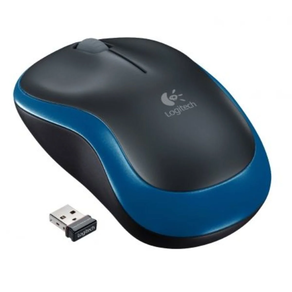 Logitech Haririk Gabeko Sagua M185/1000 DPI arte/Urdina