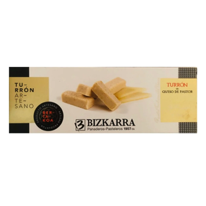 Delicias de Turrón Artesano de Queso de Pastor Bizkarra (200gr)