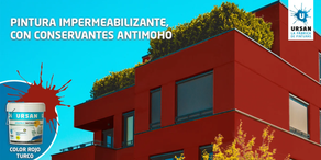 Pintura Exterior PLASTIKRIL ROJO TURCO Satinada (750 ml)