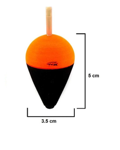 Flotador pera sin lastrar (PS-2) ARTESANALES - (Pack de 2 Unidades)