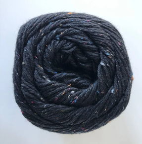 LANA COTTON SILK TWEED GRIS OSCURO