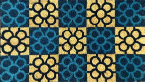 Felpudo baldosa Bilbao azul