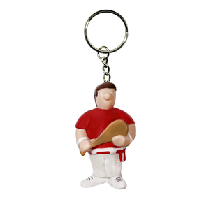 Llavero Pelotari Pala Rojo