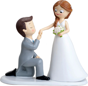 Belauniko eskatutako ezkontza-tartaren irudia