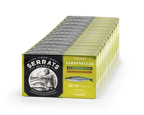 Conserva de Sardinillas con pimentón de Espelette (12 latas) - SERRATS