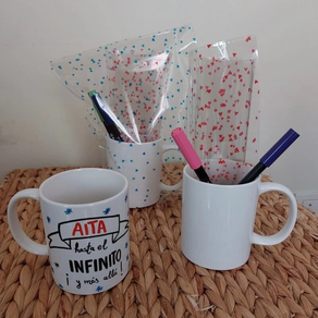 Kit Taza y Rotuladores Porcelana