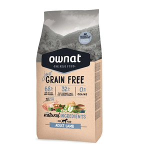 Ownat Perro JUST GRAIN FR Adult CORDERO 14kg