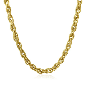 Collar dorado de acero quirúrgico.