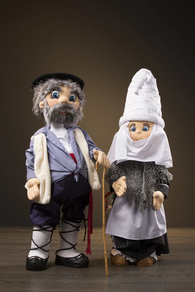 Muñecos Olentzero y Mari dominguin 