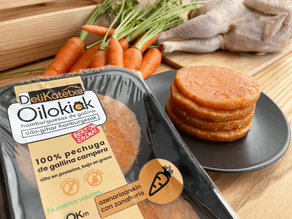 Oilokiak - Hamburguesa de gallina con zanahoria