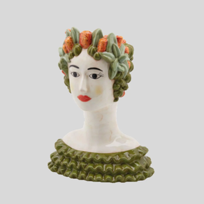 Jarrón Faccia Frutta Green