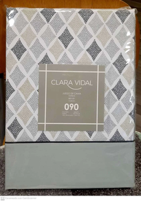 Sabana cama 90 Venjal gris Clara Vidal