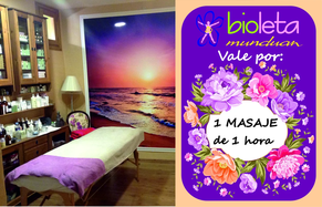 VALE: MASAJE TERAPÉUTICO / RELAJANTE / EQUILIBRANTE / DESCONTRACTURANTE (1 HORA)