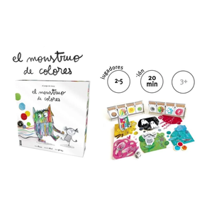 Juego monstruo de colores