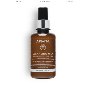 APIVITA CLEANSING LECHE LIMPIADORA ROSTRO & OJOS 200ML
