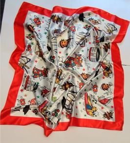 Pañuelo seda, iconos Pais Vasco