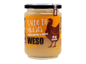 Caldo de hueso de gallina 400 ml WESO