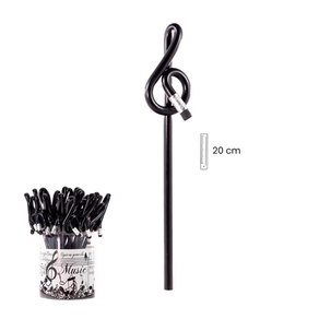 Musika-oparia: Lapiz Clave de Sol borrar goma beltzarekin