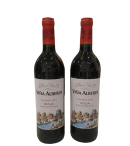 Estuche 2 botellas Regalo /Viña Alberdi Crianza 2019
