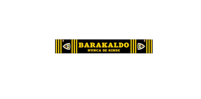 Bufanda del Barakaldo CF «Barakaldo Nunca Se Rinde»