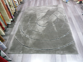 Alfombra gris 140 x 200 suave