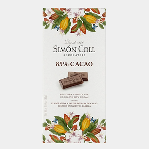 Tableta de Chocolate 85% cacao 85g