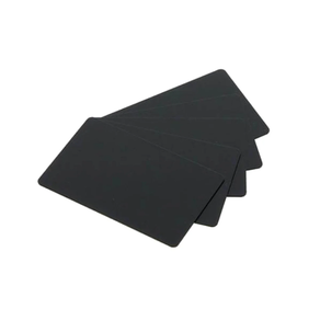Tarjeta negra mate PVC 0,76 mm-85x54mm