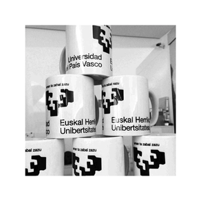 TAZA PORCELANA BLANCA UPV/EHU