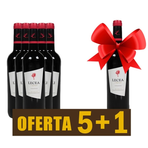 Vino tinto Rioja LECEA crianza 2017 - OFERTA 5+1