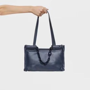 Bolso Tous Shopper Mediano Manifesto De Piel Gris Oscuro