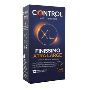 CONTROL PRESERVATIVOS FINISSIMO XL 12 UNIDADES