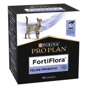 Fortiflora para gatos - Feline probiotic Purina PRO PLAN 30 sobres
