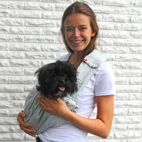 4 LAZYLEGS PET CARRIER POCKET GRIS T.XS 