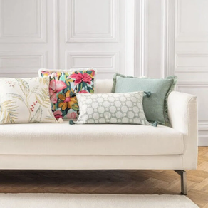 Funda de cojín Carces verde