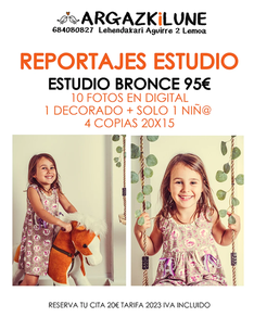 Sesión de fotos de estudio (Bronce)