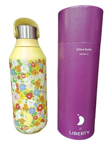 botella chilly 2°gen 500 ml amarillo flora