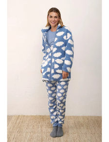 PIJAMA TRES PIEZAS MUJER