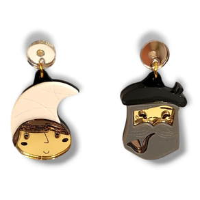 Pendientes Olentzero y Maridomingi